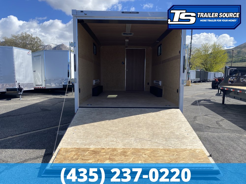 8.5x24 American Hauler Eagle HD Office Enclosed Cargo Trailer - 7'0" Interior - 14K GVWR - 110V Power, A/C Prep Package, Heater, Insulation, Ramp Door, Windows