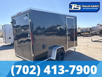 6x12 Look ST DLX Enclosed Cargo Trailer - 6'6" Interior - 3.5K GVWR - 16" Cross Member Upgrade, Torsion Axles