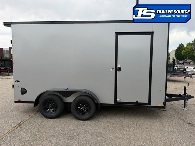 7x14 Look ST DLX Enclosed Cargo Trailer - 7'0" Interior - 7K GVWR - .080 PolyCor, Black Out Package, Ramp Door, Rear Spoiler w/ Load Lights