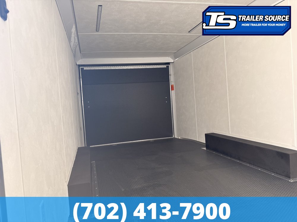 8.5x24 Haulmark Heat Enclosed Car Hauler Trailer - 7'0" Interior - 10K GVWR - .080 PolyCor, 2 Tone Color, Black Out Package