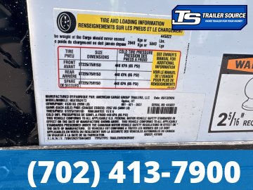 8.5x24 Haulmark Heat Enclosed Car Hauler Trailer - 7'0" Interior - 10K GVWR - .080 PolyCor, 2 Tone Color, Black Out Package