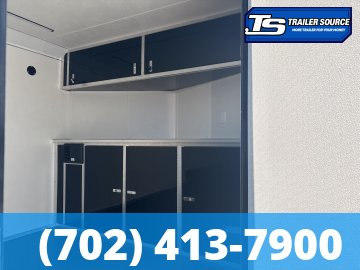 8.5x24 Haulmark Heat Enclosed Car Hauler Trailer - 7'0" Interior - 10K GVWR - .080 PolyCor, 2 Tone Color, Black Out Package