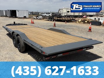 8.5x24 Diamond C HXD 208 Wide Body w/ Drive Over Fenders Tilt Trailer - 18K GVWR - ABS Brakes