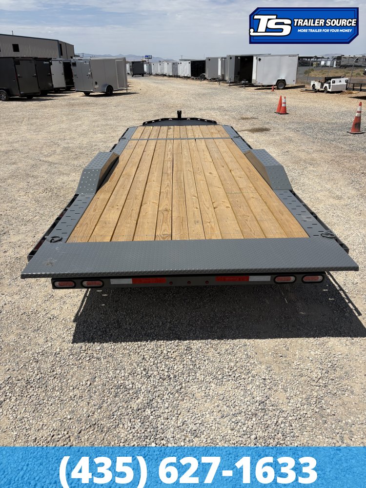 8.5x24 Diamond C HXD 208 Wide Body w/ Drive Over Fenders Tilt Trailer - 18K GVWR - ABS Brakes