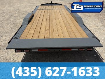 8.5x24 Diamond C HXD 208 Wide Body w/ Drive Over Fenders Tilt Trailer - 18K GVWR - ABS Brakes
