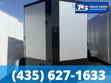 6x12 Look ST DLX Enclosed Cargo Trailer - 6'6" Interior - 3.5K GVWR - .080 PolyCor, Alloy Wheels, Black Out Package, Rear Spoiler w/ Load Lights