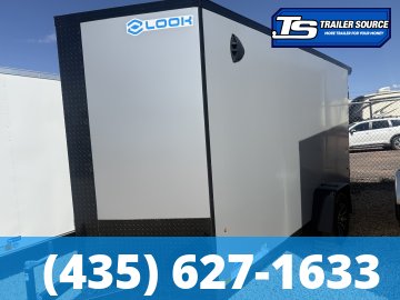 6x12 Look ST DLX Enclosed Cargo Trailer - 6'6" Interior - 3.5K GVWR - .080 PolyCor, Alloy Wheels, Black Out Package, Rear Spoiler w/ Load Lights