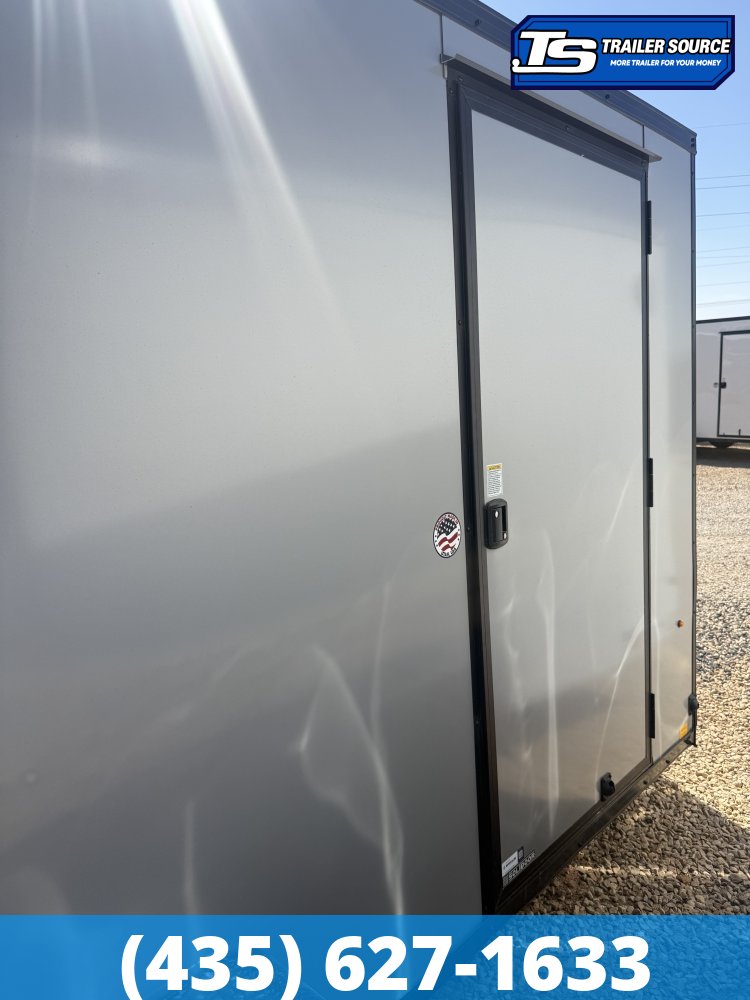 6x12 Look ST DLX Enclosed Cargo Trailer - 6'6" Interior - 3.5K GVWR - .080 PolyCor, Alloy Wheels, Black Out Package, Rear Spoiler w/ Load Lights