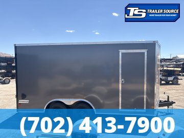 8.5x16 Haulmark Passport DELUXE Enclosed Cargo Trailer - 7'6" Interior - 7K GVWR - .080 PolyCor, Dovetail