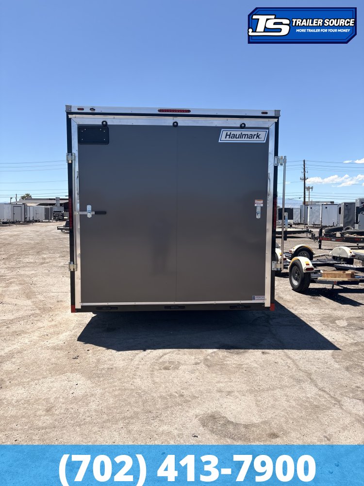 8.5x16 Haulmark Passport DELUXE Enclosed Cargo Trailer - 7'6" Interior - 7K GVWR - .080 PolyCor, Dovetail
