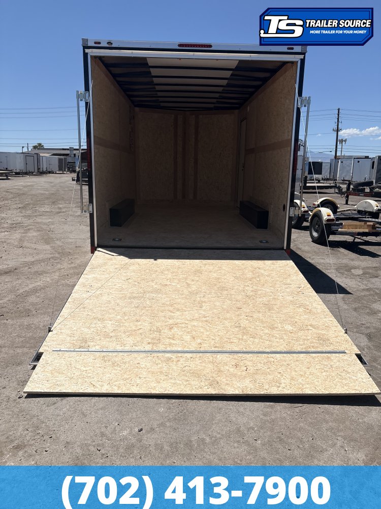 8.5x16 Haulmark Passport DELUXE Enclosed Cargo Trailer - 7'6" Interior - 7K GVWR - .080 PolyCor, Dovetail
