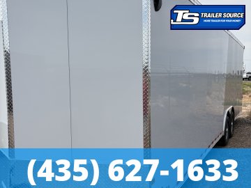 8.5x28 Haulmark Transport Enclosed Cargo Trailer - 7'6" Interior - 12K GVWR - .080 PolyCor, 2 Tone Color, Rear Spoiler w/ Load Lights