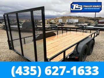 7x14 Built MAX Series Tandem Axle ATV Trailer - 7K GVWR - Ramp Gate