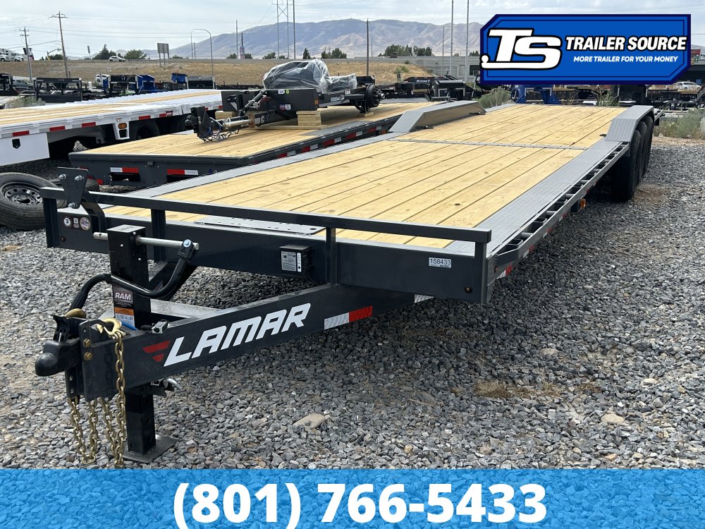 8.5'x36' Lamar H8 Wide Body w/ Drive Over Fenders Equipment