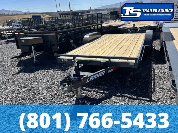 7x16 Lamar CC Flatbed Car Hauler Trailer - 10K GVWR -