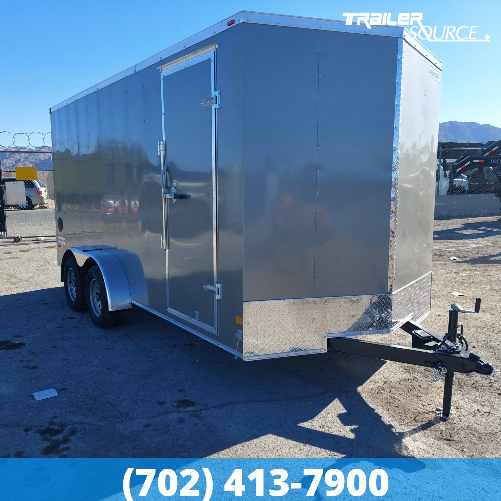 2024 Haulmark Passport Deluxe 7x16 Enclosed Cargo Trailer 7k Barlock On Door 6708