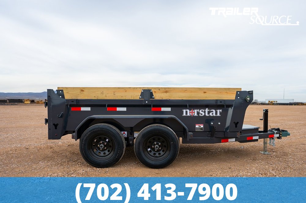 5x10 Norstar Iron Bull DCB 18" Sides 7K Dump Trailer