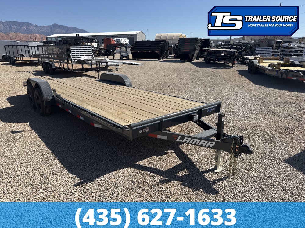 7x22 Lamar CC Flatbed Car Hauler
