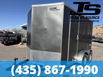 7x12 Look  Enclosed Cargo Trailer - 7K GVWR -