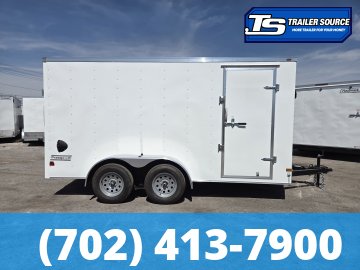 7x14 Haulmark Passport Enclosed Cargo Trailer - 6'6" Interior - 3.5K GVWR -
