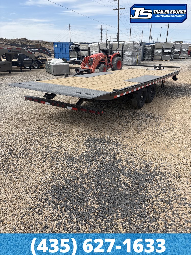 8.5x22 Iron Bull TDP Deckover Tilt Trailer - 14K GVWR -