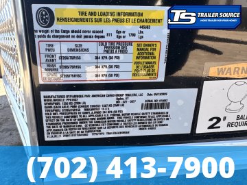 6x10 Haulmark Passport Enclosed Cargo Trailer - 6'6" Interior - 3.5K GVWR -