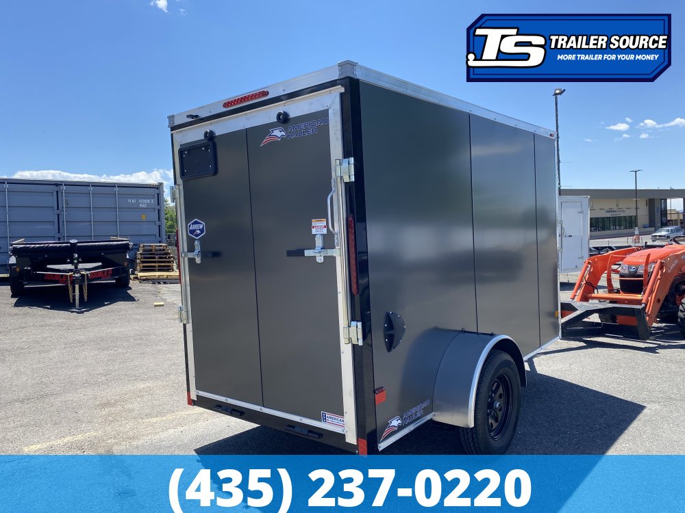 5x10 American Hauler Arrow Deluxe Enclosed Cargo Trailer - 6'0" Interior - 3.5K GVWR - Ramp Door, Ramp Extension