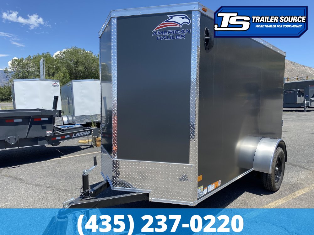 5x10 American Hauler Arrow Deluxe Enclosed Cargo Trailer - 6'0" Interior - 3.5K GVWR - Ramp Door, Ramp Extension