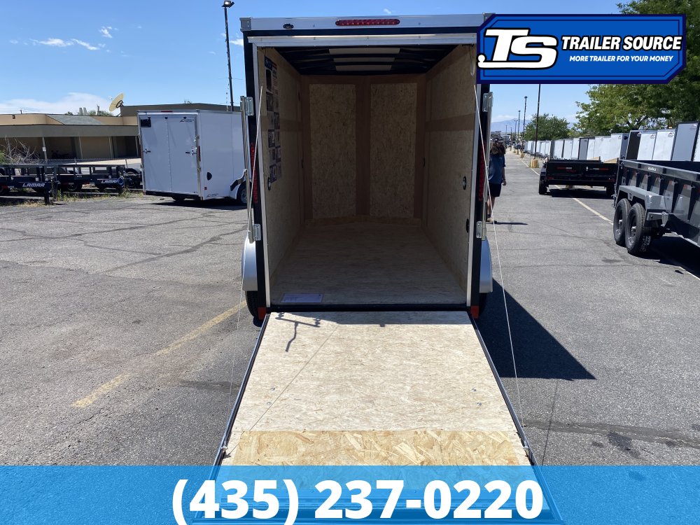 5x10 American Hauler Arrow Deluxe Enclosed Cargo Trailer - 6'0" Interior - 3.5K GVWR - Ramp Door, Ramp Extension