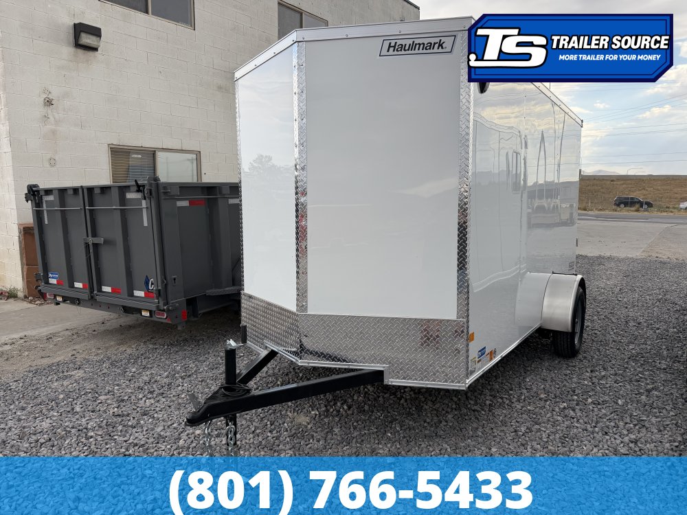 6x12 Haulmark Passport Enclosed Cargo Trailer - 6'6" Interior - 3.5K GVWR - .080 PolyCor