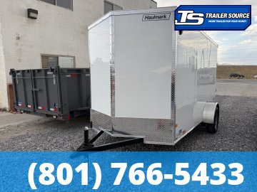 6x12 Haulmark Passport Enclosed Cargo Trailer - 6'6" Interior - 3.5K GVWR - .080 PolyCor