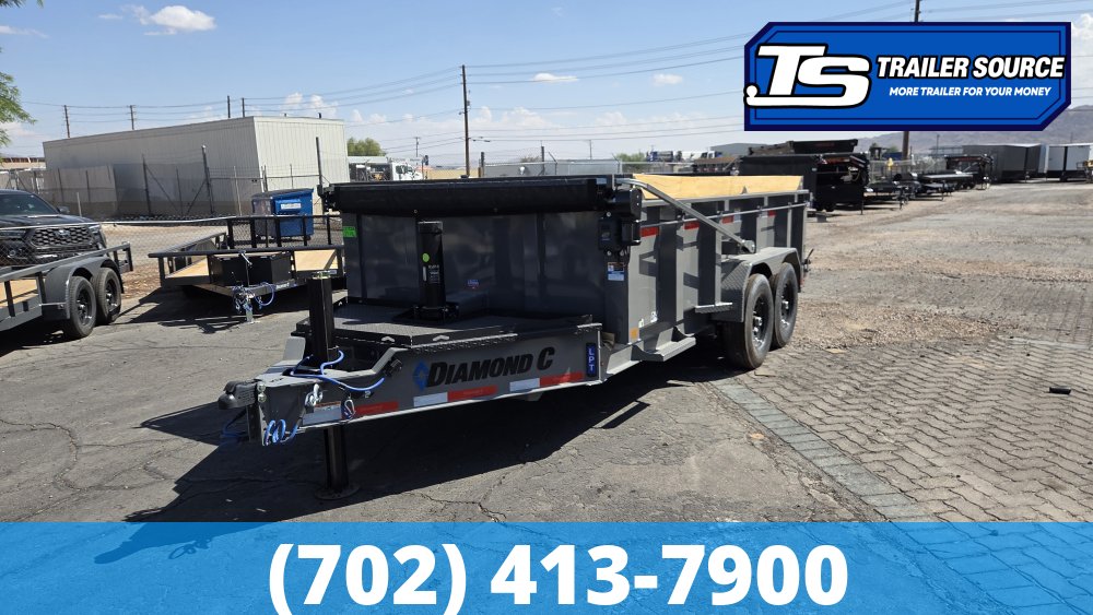 7'x14' Diamond C LPT 207 Dump
