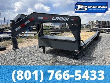 8.5'x32' Lamar FD Gooseneck Equipment
