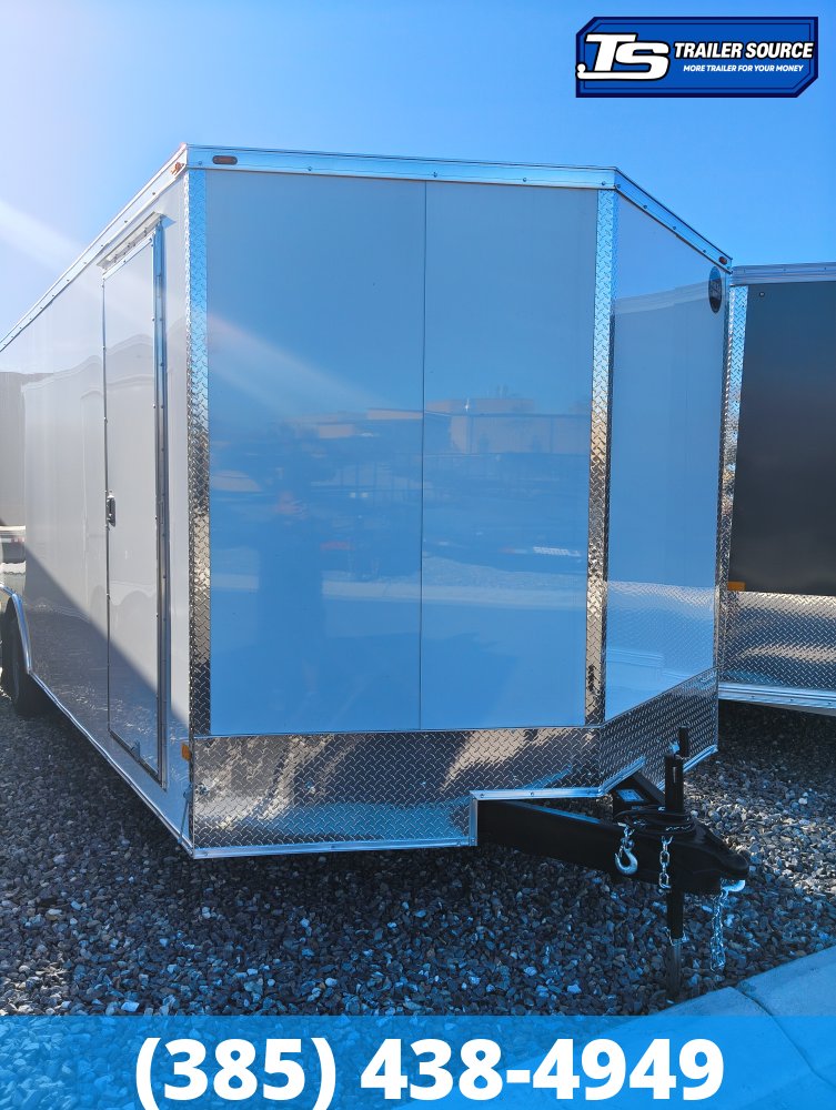 8.5x24 Wells Cargo Fast Trac Deluxe Enclosed Cargo Trailer - 7'0" Interior - 10K GVWR - .080 PolyCor, Dovetail