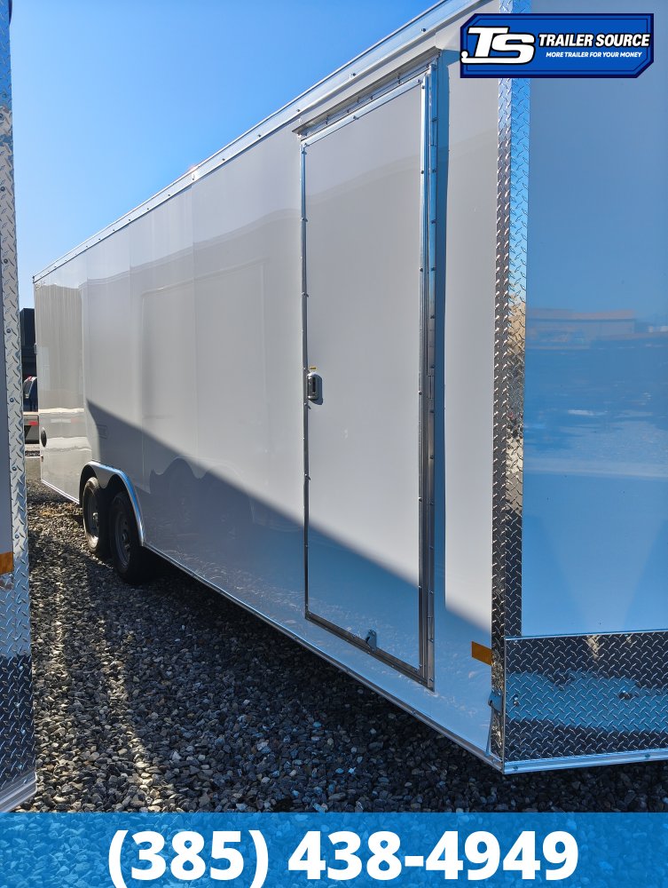 8.5x24 Wells Cargo Fast Trac Deluxe Enclosed Cargo Trailer - 7'0" Interior - 10K GVWR - .080 PolyCor, Dovetail