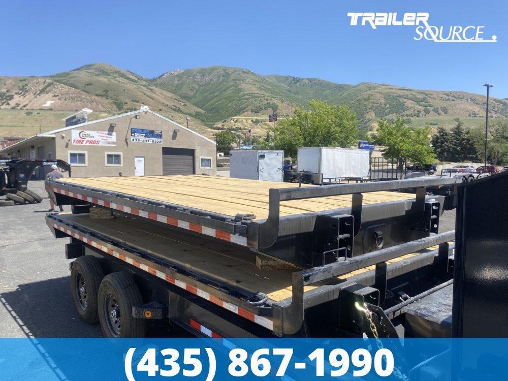 16' Iron Bull Roll Off Flatbed