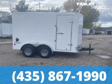6x12 Haulmark Passport 6'6" Interior 7K Tandem Axle Enclosed Cargo Trailer
