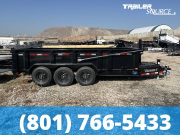 7x16 Diamond C LPT 307 Dump Trailer - 32" Sides - 24K GVWR