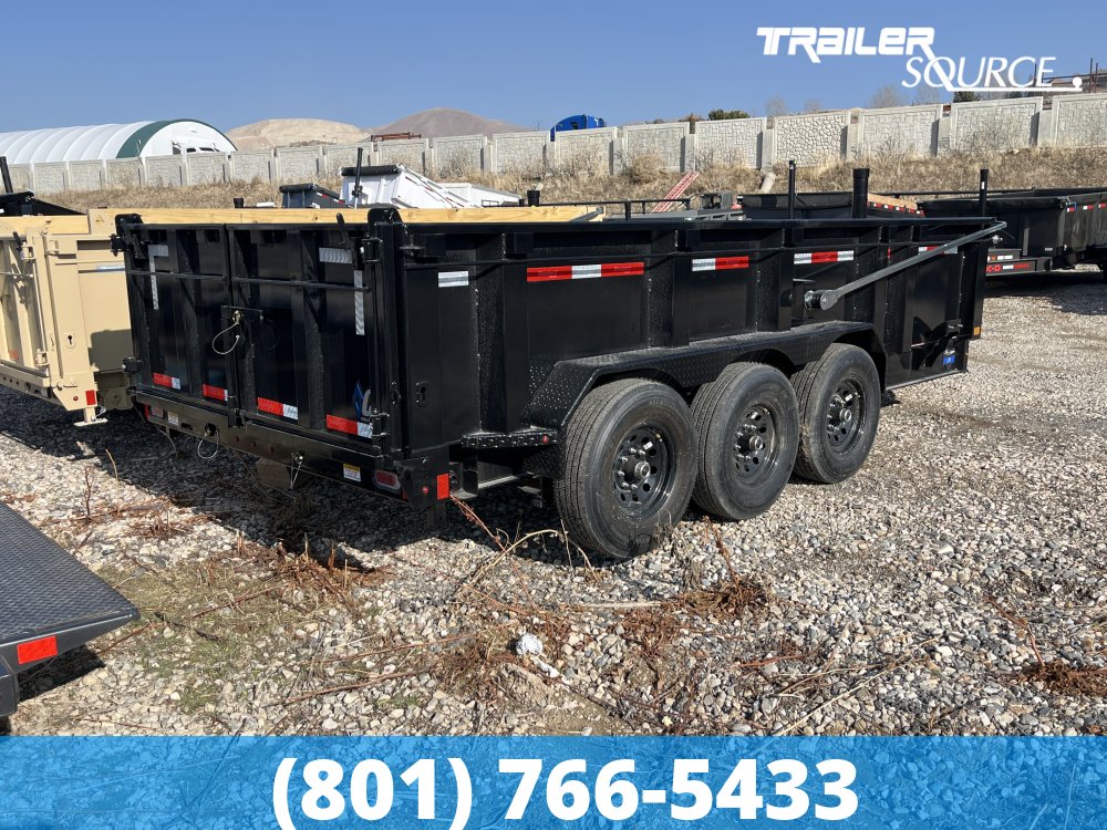 7x16 Diamond C LPT 307 Dump Trailer - 32" Sides - 24K GVWR