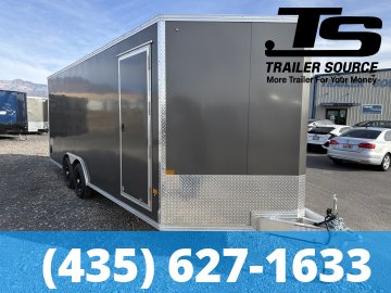 8.5x20 Alcom Aluminum EZ Hauler XLT Trailer - 7'0" Interior - 10K GVWR -