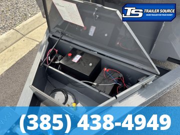 7x14 Lamar DT Dump Trailer - 24" Sides - 14K GVWR - Stabilizer Jacks, Telescopic