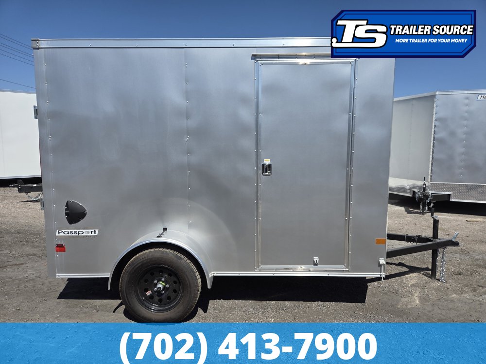 6x10 Haulmark Passport DELUXE Enclosed Cargo Trailer - 6'0" Interior - 3.5K GVWR -
