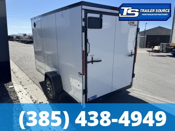6x10 Look ST DLX Enclosed Cargo Trailer - 6'0" Interior - 3.5K GVWR - .080 PolyCor, Alloy Wheels, Black Out Package