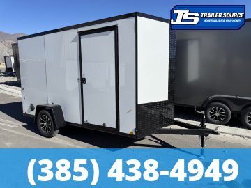 6x10 Look ST DLX Enclosed Cargo Trailer - 6'0" Interior - 3.5K GVWR - .080 PolyCor, Alloy Wheels, Black Out Package