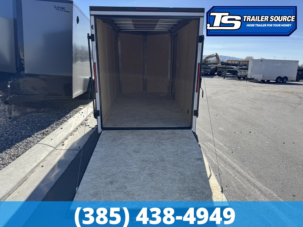 6x10 Look ST DLX Enclosed Cargo Trailer - 6'0" Interior - 3.5K GVWR - .080 PolyCor, Alloy Wheels, Black Out Package