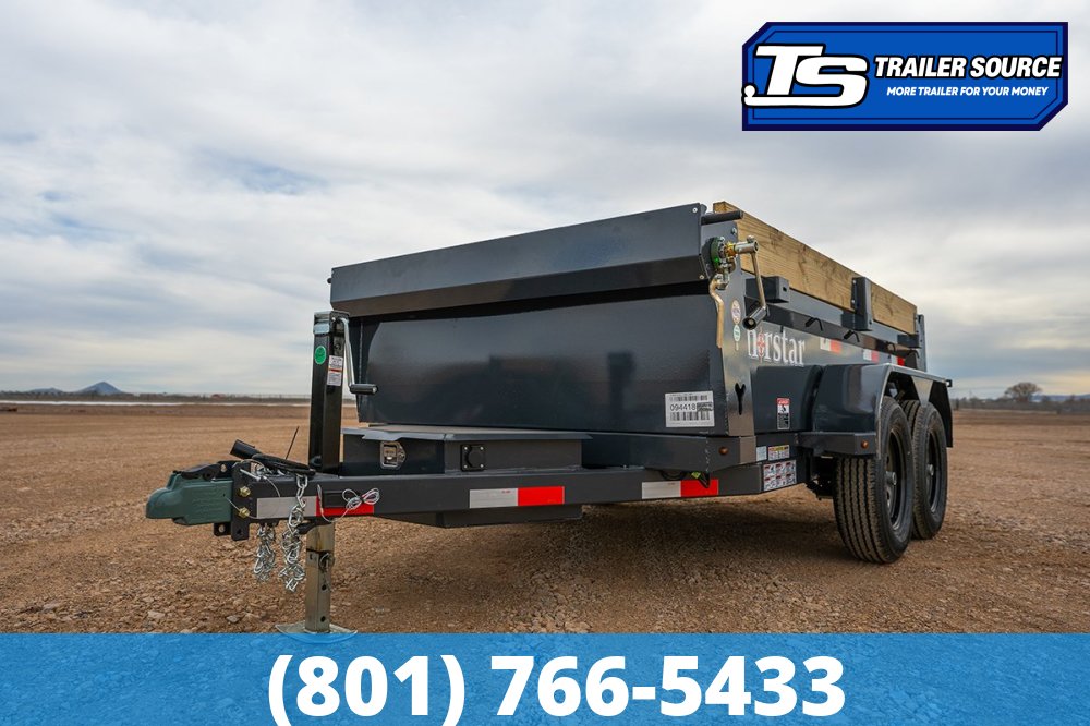 5x10 Norstar Iron Bull DCB Dump Trailer - 20" Sides - 7K GVWR -