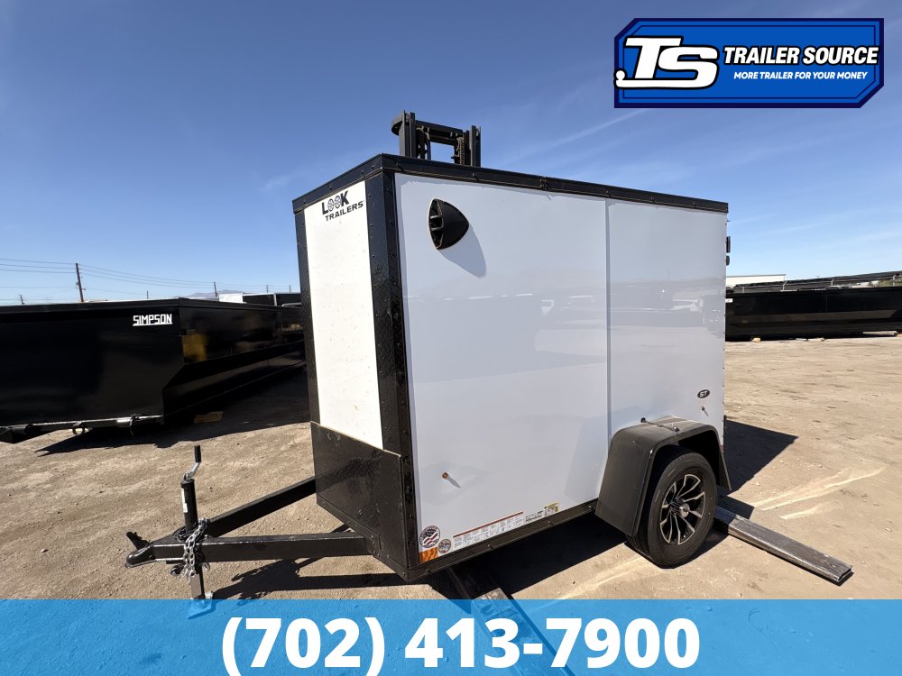 5x8 Look ST DLX Enclosed Cargo Trailer - 5'6" Interior - 3.5K GVWR -