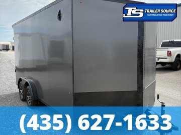 7.5x16 Look Element SE Enclosed Cargo Trailer - 7'0" Interior - 7K GVWR - .080 PolyCor, Alloy Wheels, Black Out Package, Rear Spoiler w/ Load Lights