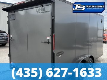 7.5x16 Look Element SE Enclosed Cargo Trailer - 7'0" Interior - 7K GVWR - .080 PolyCor, Alloy Wheels, Black Out Package, Rear Spoiler w/ Load Lights