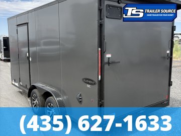 7.5x16 Look Element SE Enclosed Cargo Trailer - 7'0" Interior - 7K GVWR - .080 PolyCor, Alloy Wheels, Black Out Package, Rear Spoiler w/ Load Lights